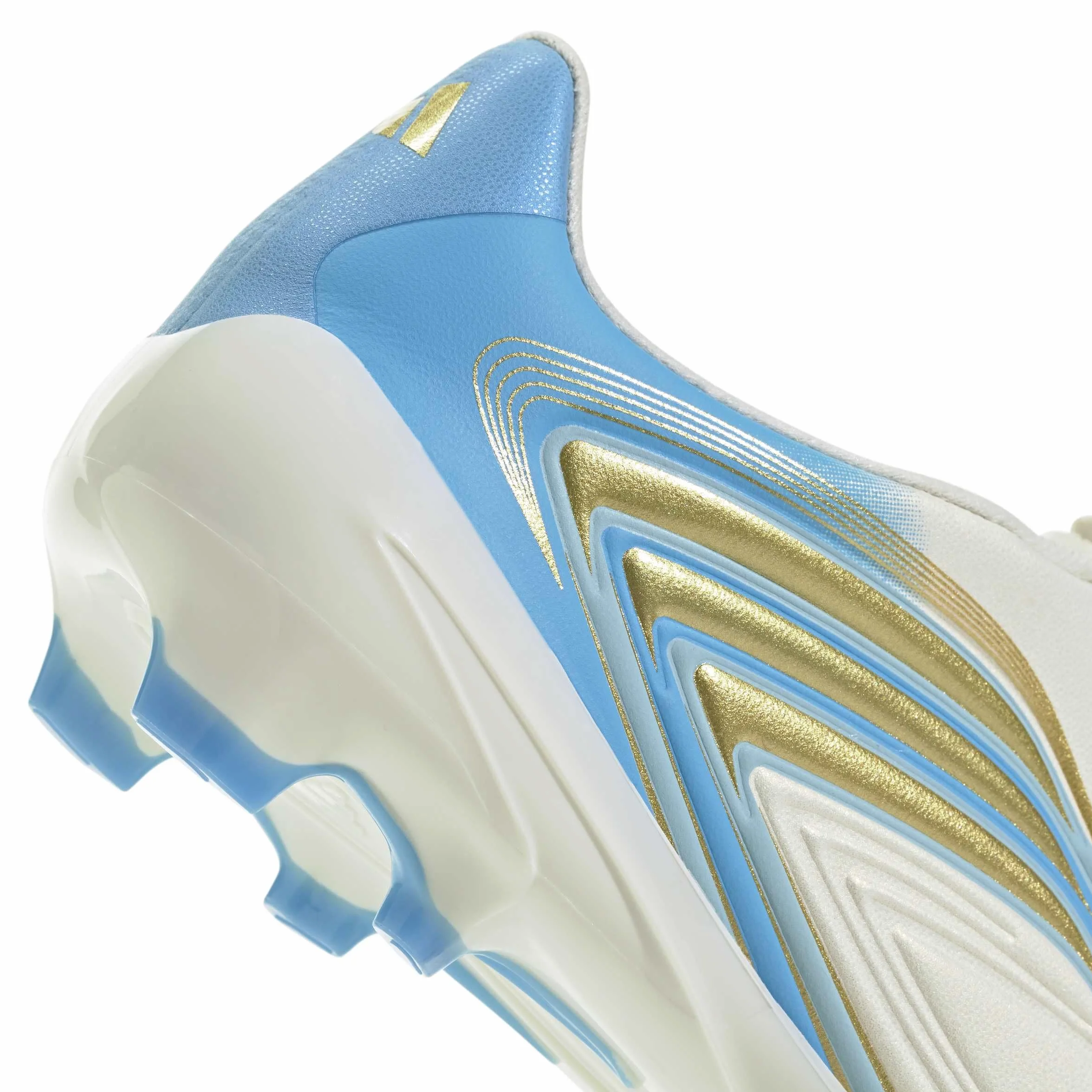 adidas Unisex Kids F50 Messi League Kids Fußballschuh, Feste Böden, ohne Schnürsenkel