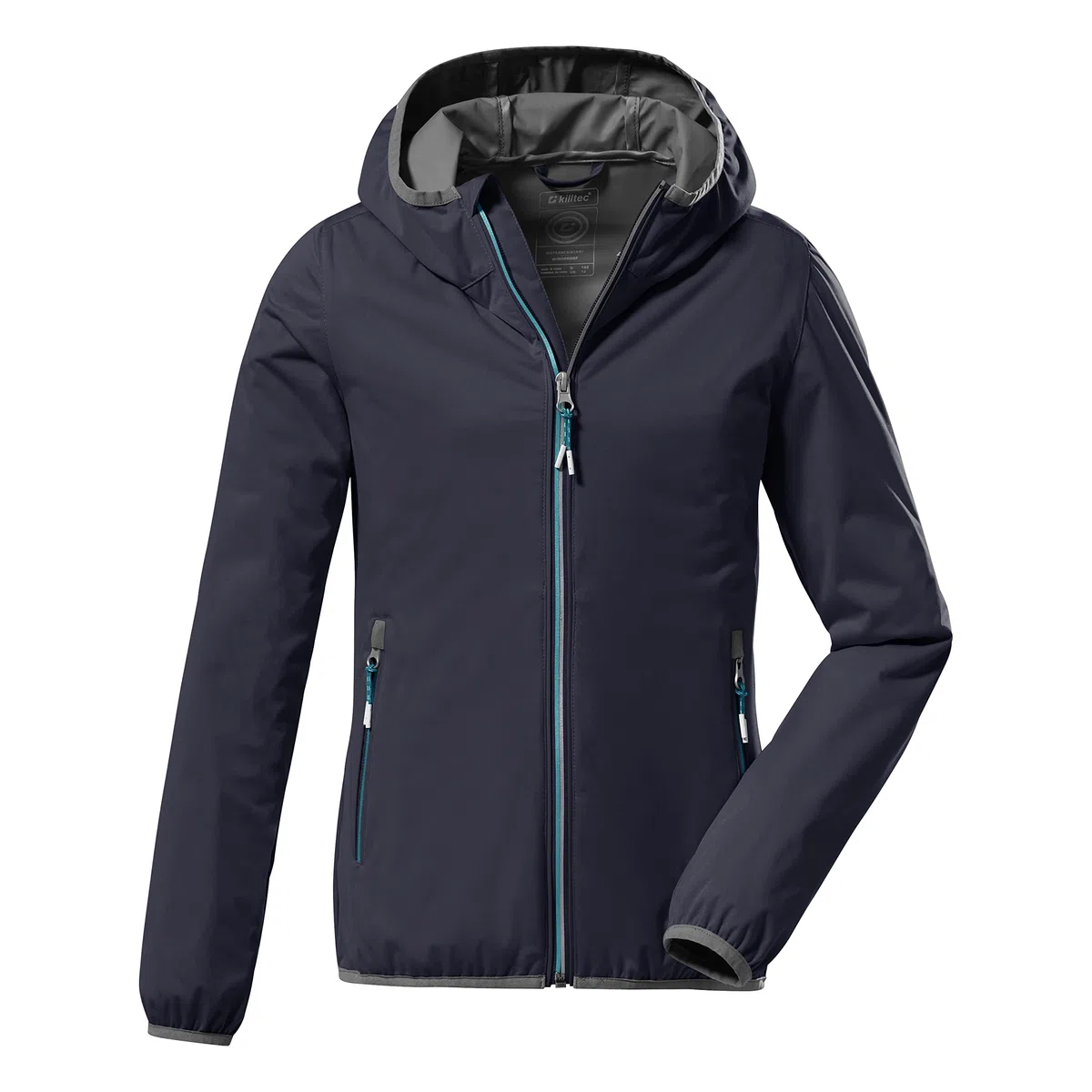 Killtec Mädchen Kos 164 Grls Jckt Lightweight Jacke mit Stehkragen, packbar