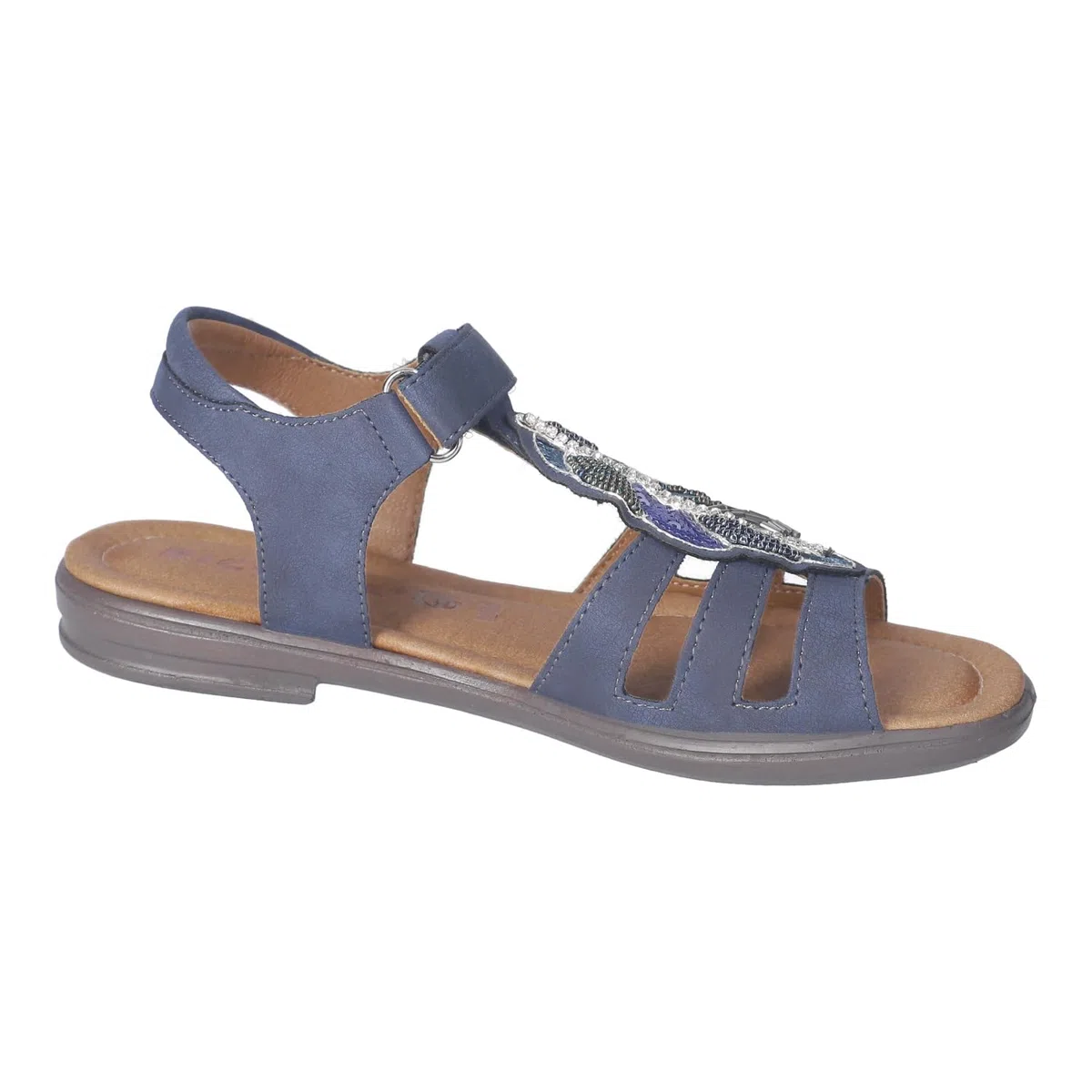 RICOSTA Mädchen Riemchensandalen Amelie, Kinder Sandalen, Weite: MITTEL