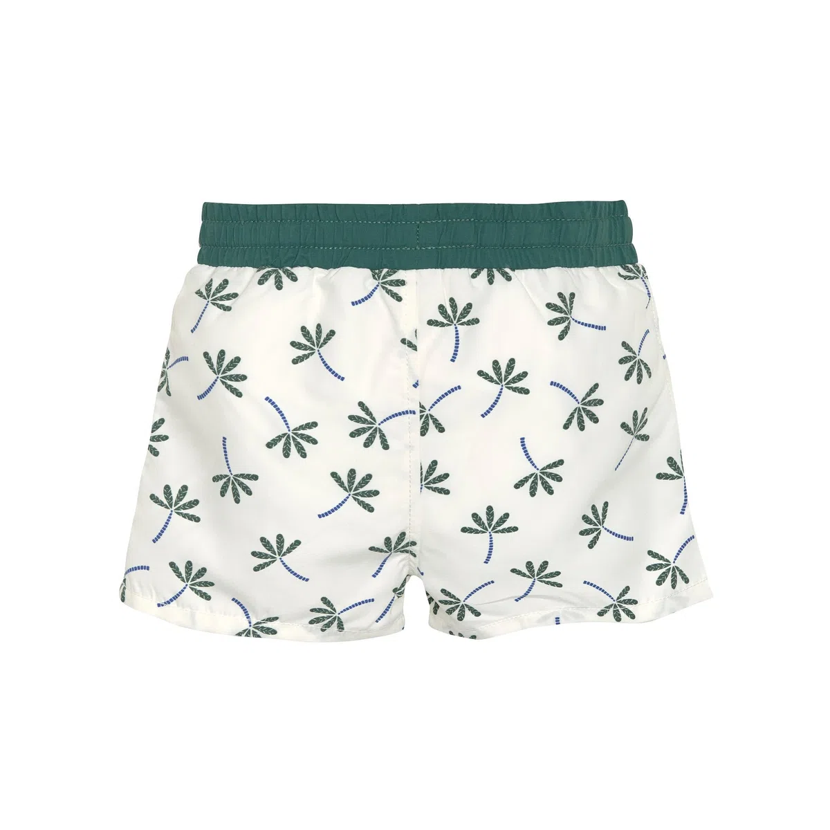 LÄSSIG Baby Kinder Badehose kurz mit UV-Schutz und integrierter Schwimmwindel/Boardie Shorts Palms Nature, 25-36 Monate, Größe: 98