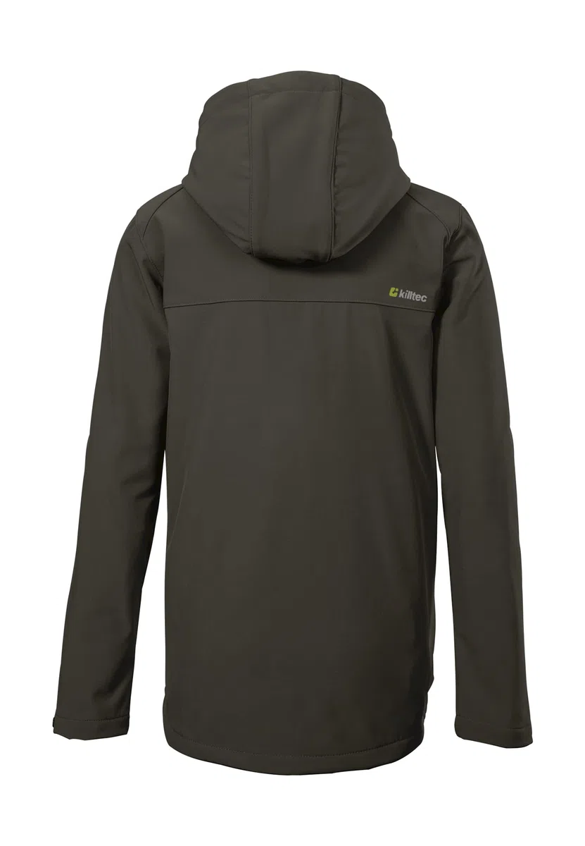 Killtec Jungen Soft Shell Jacke Softshell Jacke mit Kapuze Boys Softshelljacke wasserabweisend