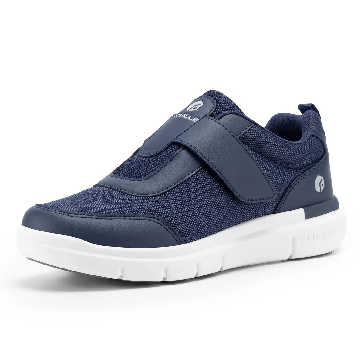 FitVille StrapEase V4 Schuhe Herren Extra Weit mit Klettverschluss überbreite weiche EasyTop Wings