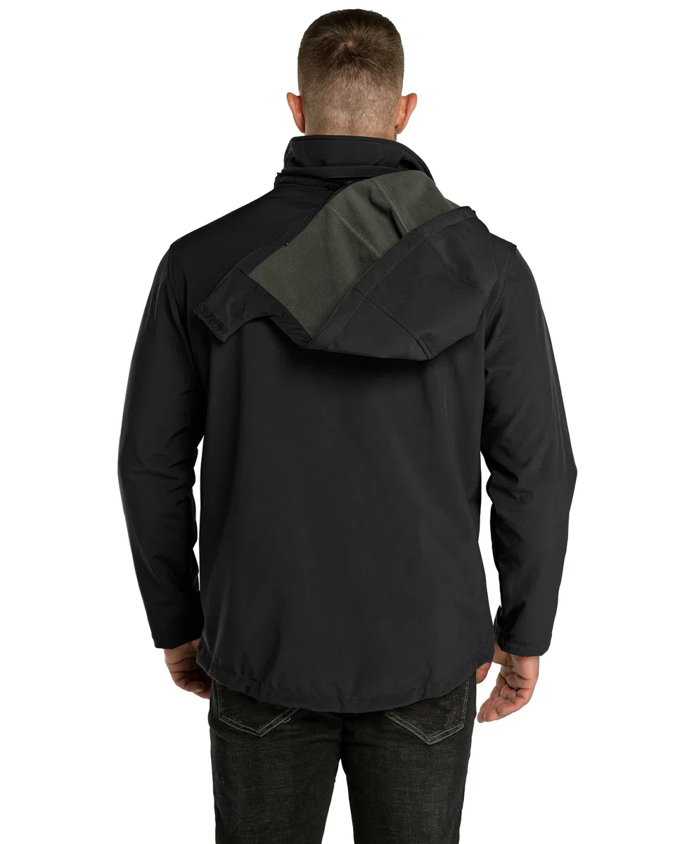 33,000ft Softshelljacke für Herren Wasserdicht Winterjacke Winddicht Warme Fleece Gefüttert Windbreaker Funktionsjacke Outdoorjacke für Wandern Fahrrad Camping