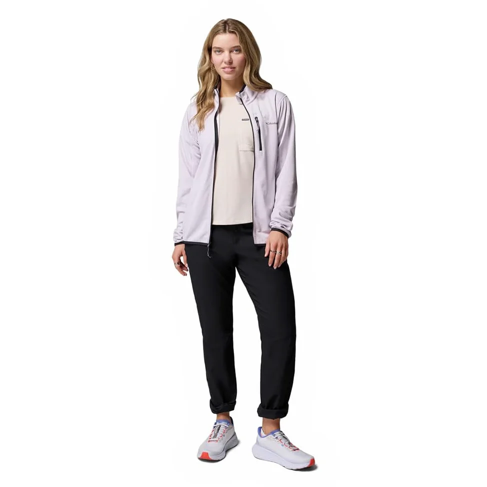 Columbia Essential Hike Grid Fleece Full Zip, Fleecejacke mit durchgehendem Reißverschluss für Damen