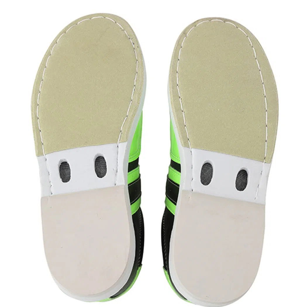 Bowlingschuhe Leichte, Atmungsaktive Bowlingschuhe Für Herren Und Damen Mit Magic-Sticker-Verschluss Verschleißfeste Dämpfung