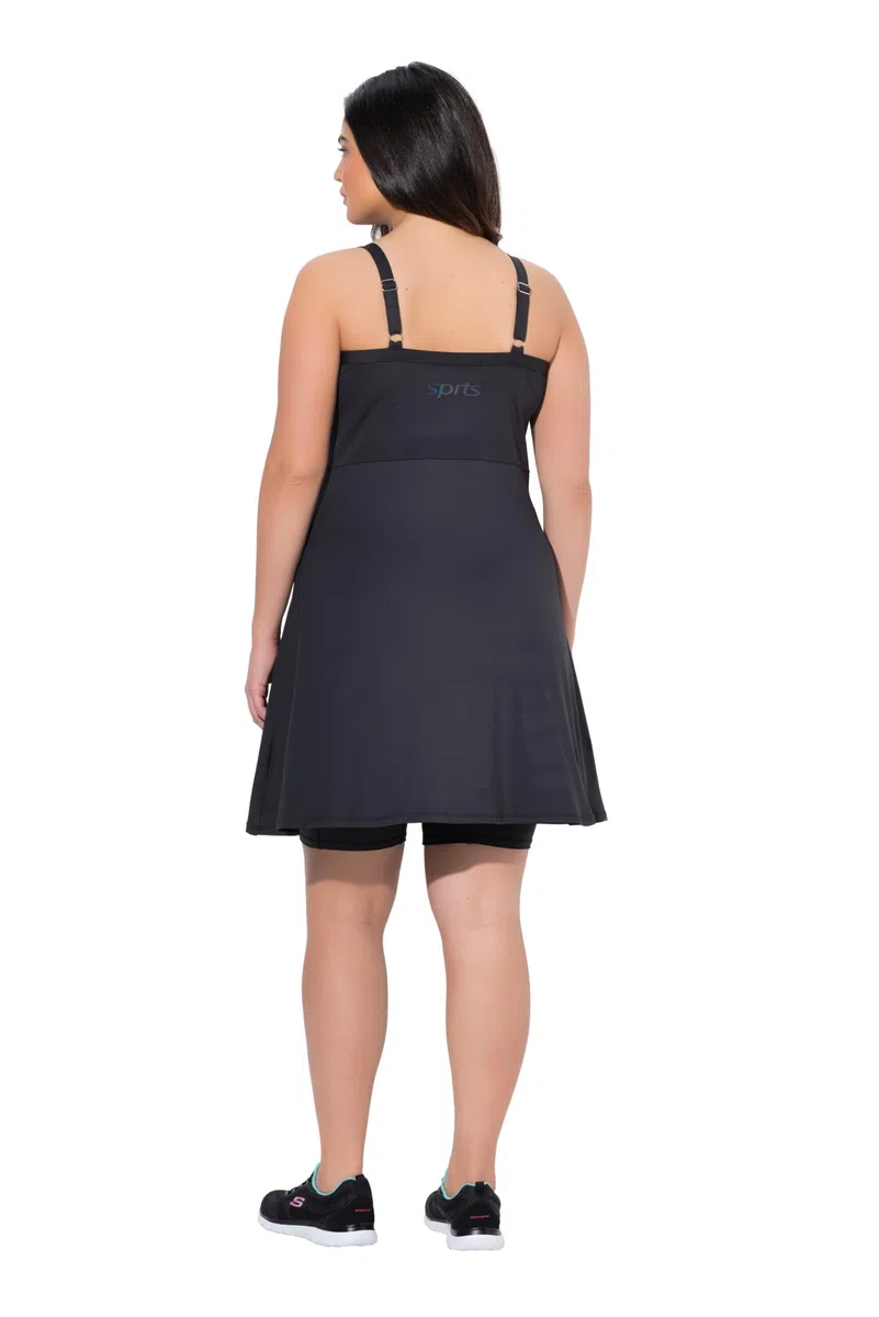 Ulla Popken Damen Aktivkleid Breeze mit Integrierter Shorts Dress