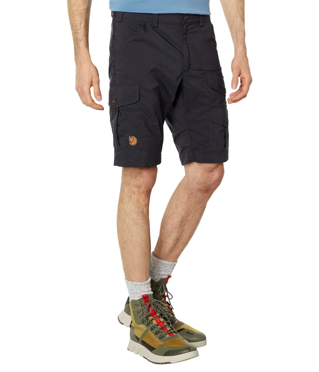 Fjällräven Vidda Pro Lite Shorts M Herren Wandershorts Freizeitshorts Dark Grey grau