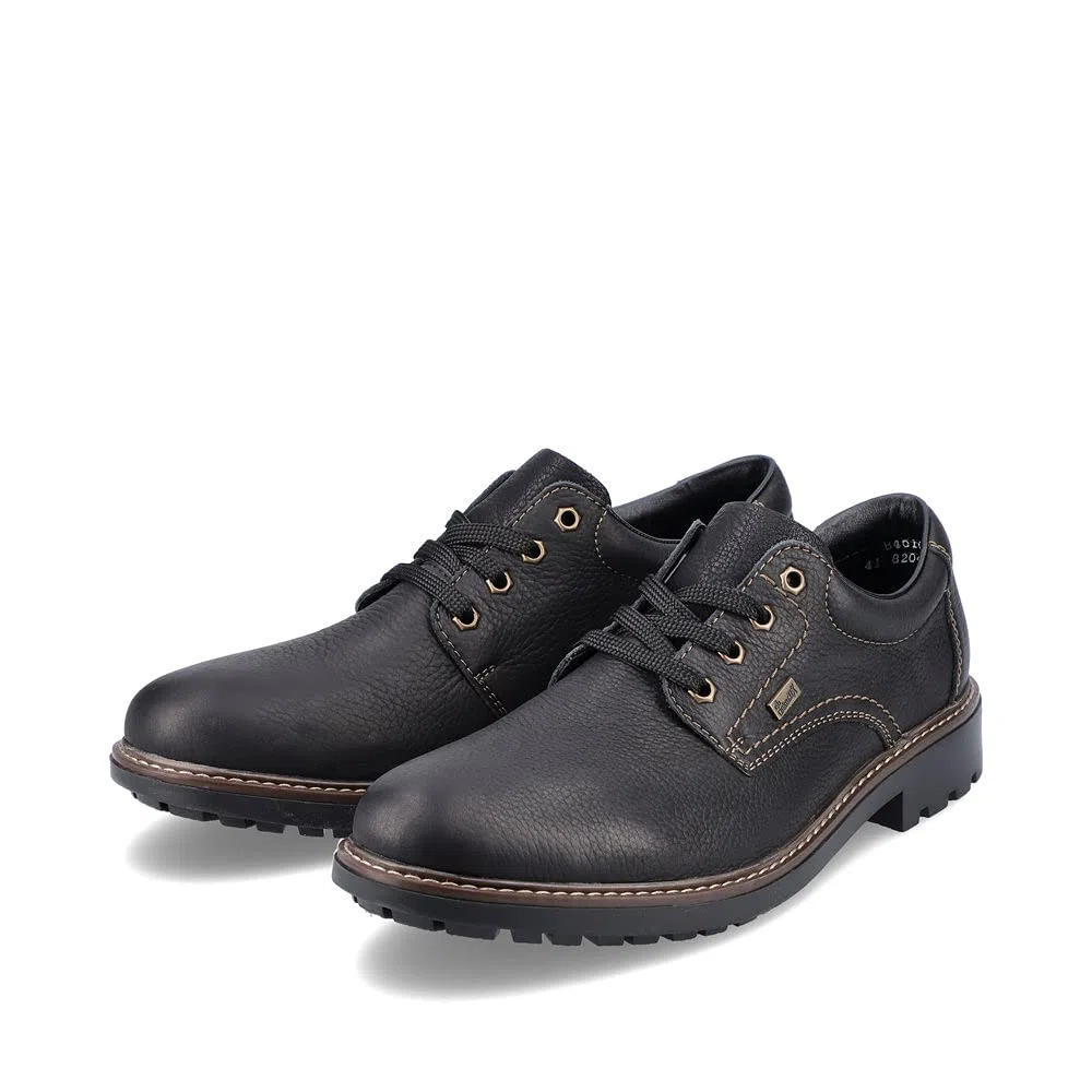 Rieker Herren Bequemschuhe B4610, Männer Schnürschuhe, wasserabweisend, riekerTEX