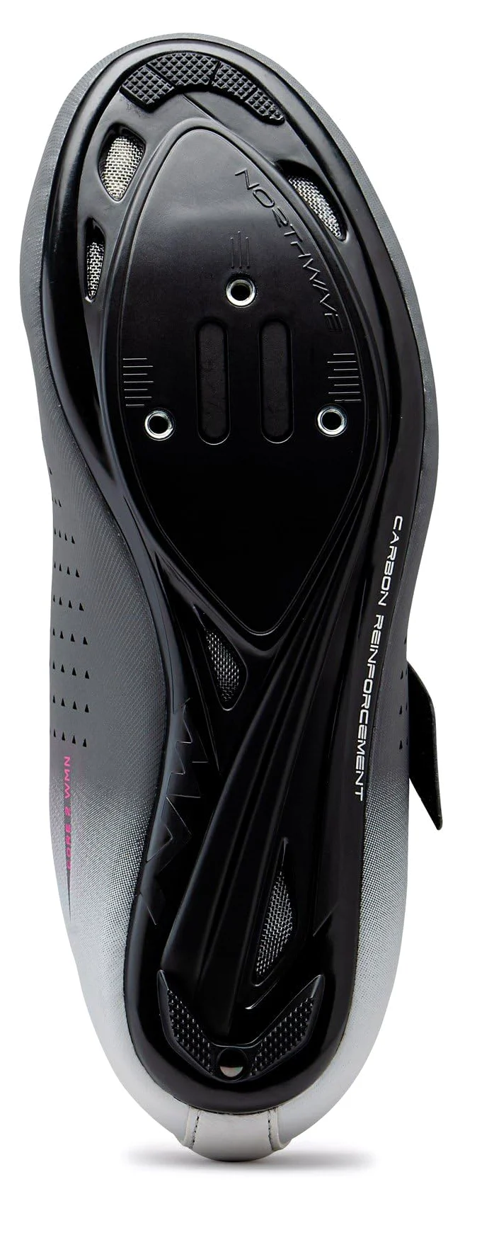 Northwave Core 2 Damen - Rennrad Fahrradschuhe mit NRG Air Carbon Sohle, SPD kompatibel, atmungsaktiver Unibody Konstruktion