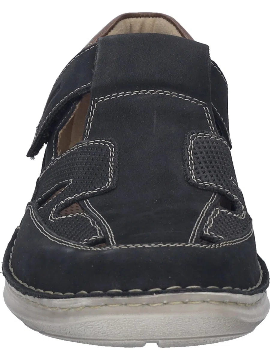 Josef Seibel Herren Kletthalbschuhe New Anvers.81,Weite K (Extra weit),Wechselfußbett