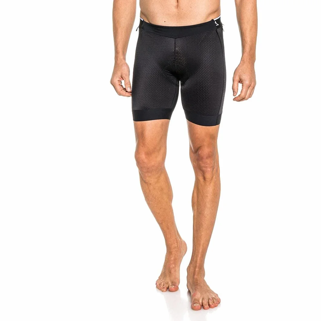 Schöffel Herren Skin Pants 8h M, atmungsaktive Stretch-Radhose mit Polster und Bodymapping, Fahrrad Unterhosen mit bakteriostatischer Silbernitrat-Behandlung
