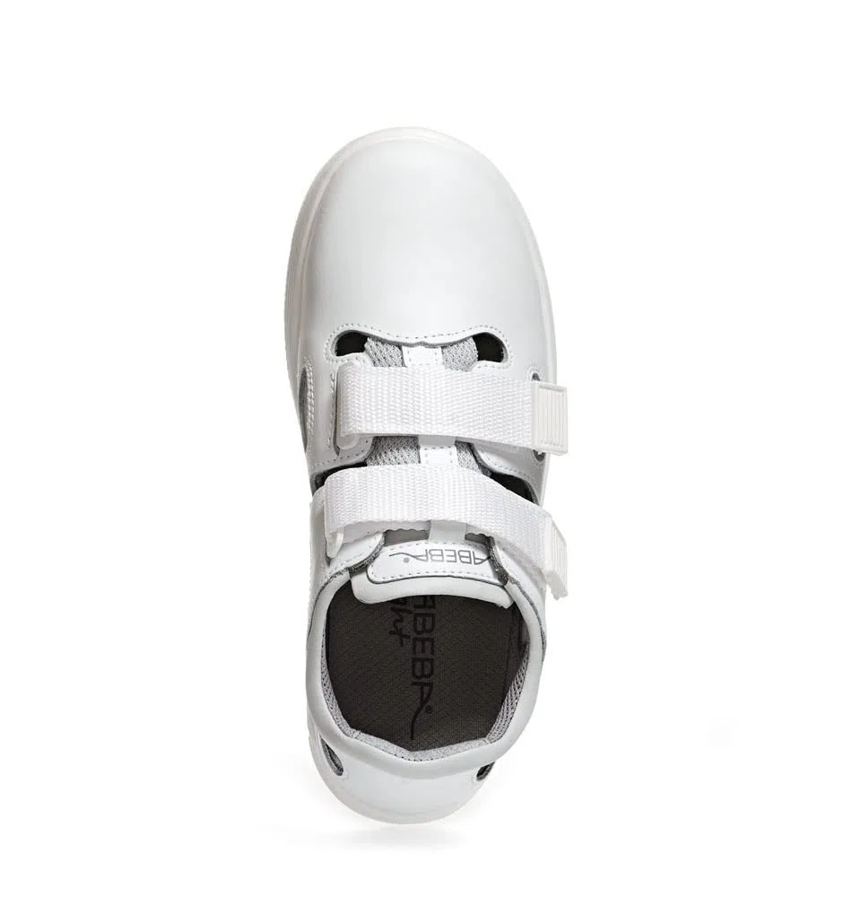 Abeba Halbschuh 711131 - X-Light Glattleder mit Textil weiß