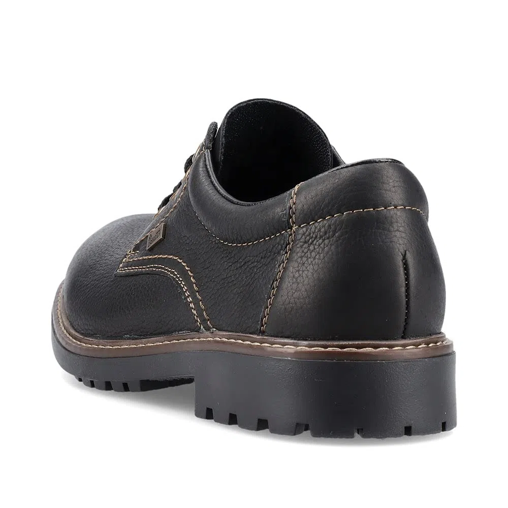 Rieker Herren Bequemschuhe B4610, Männer Schnürschuhe, wasserabweisend, riekerTEX
