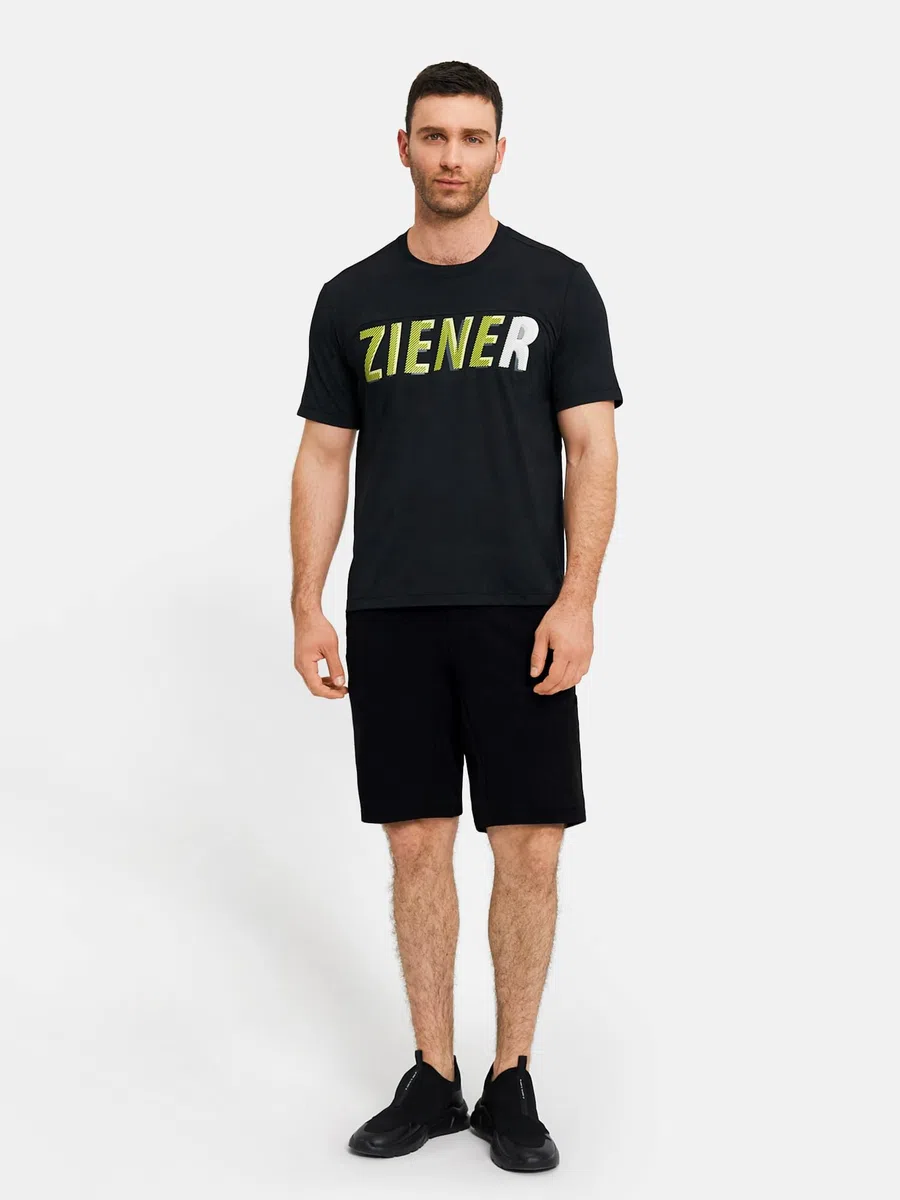 Ziener Herren Fahrrad-Shorts mit Innenhose - Mountainbike/Outdoor/Freizeit - atmungsaktiv,schnelltrocknend,gepolstert Nelat X-Function
