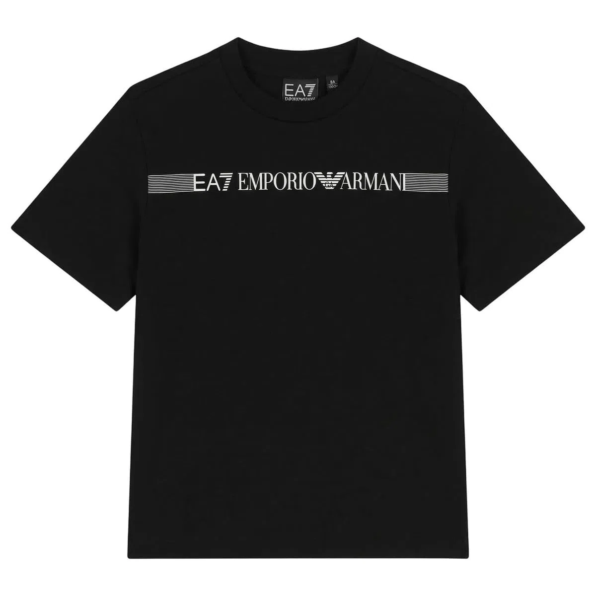 Emporio Armani EA7 7B000267 Logo Series Set aus T-Shirt und Shorts aus Baumwolljersey für Kinder und Jugendliche