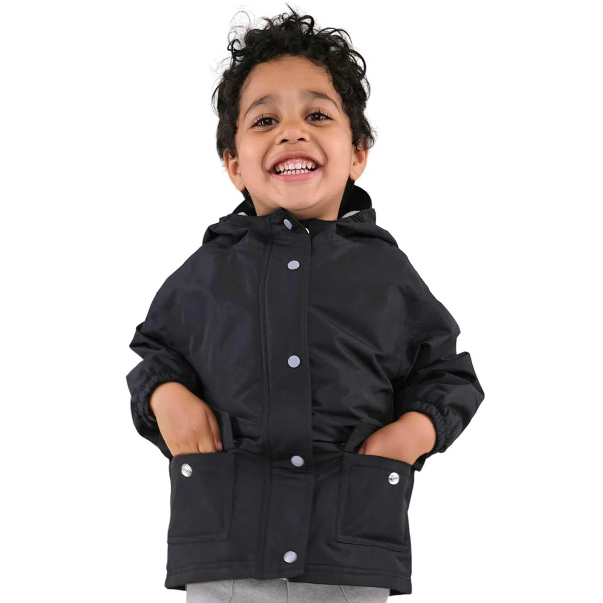 Jan & Jul Wasserdichte Regenjacke Kinder, Warme Matschjacke Gefüttert mit Fleece