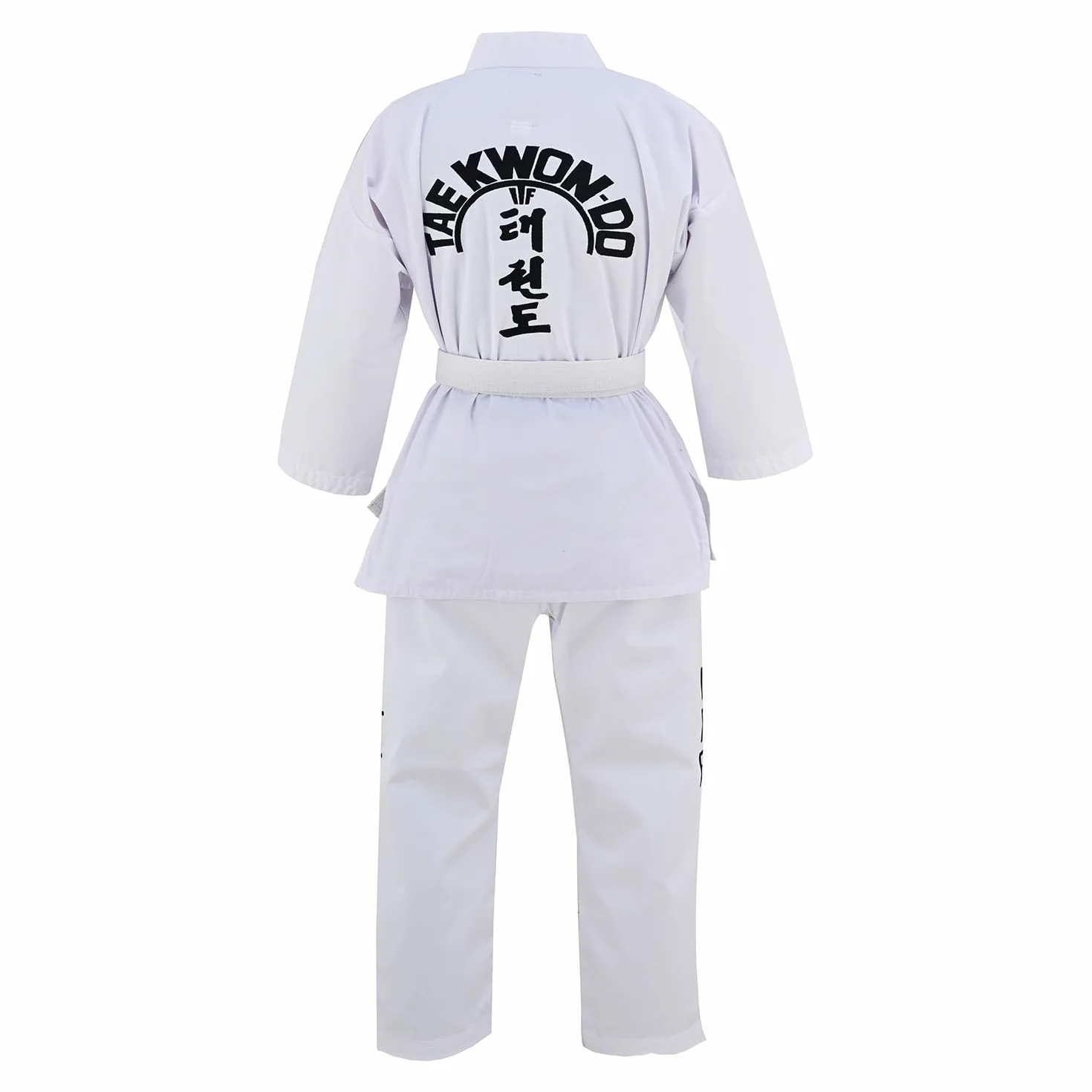 Playwell Martial Arts Itf Taekwondo Student Anzug (Uniform) - Weiß, 3/160cm