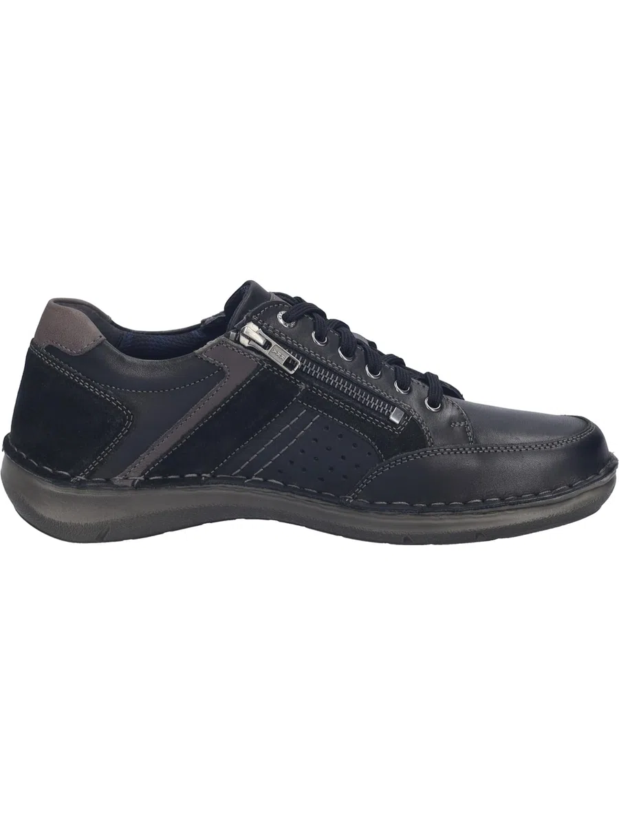 Josef Seibel New Anvers 02 Halbschuh Herren Leder Nappa Klettverschluss