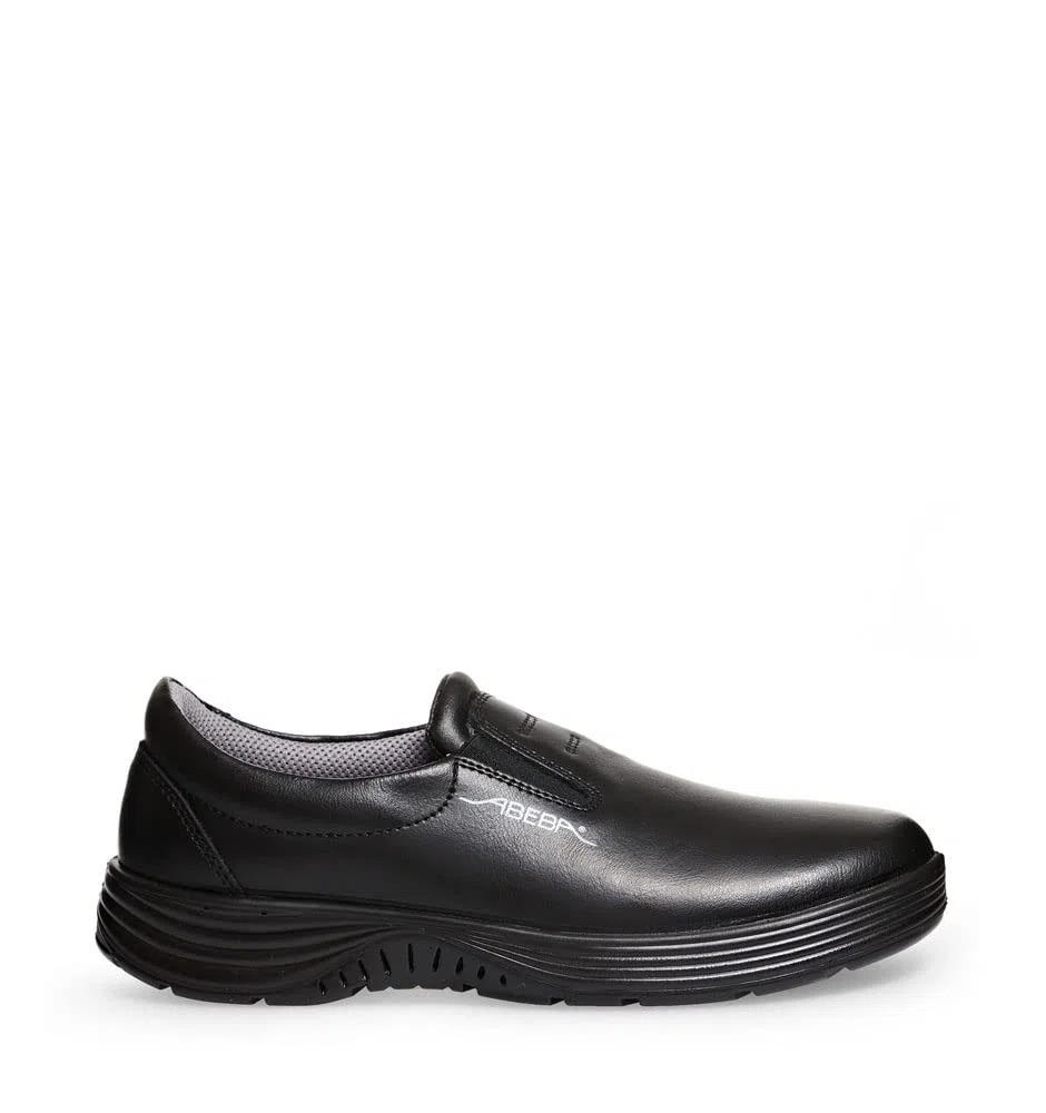 Abeba Halbschuh 711137 - X-Light Glattleder schwarz, 46 EU