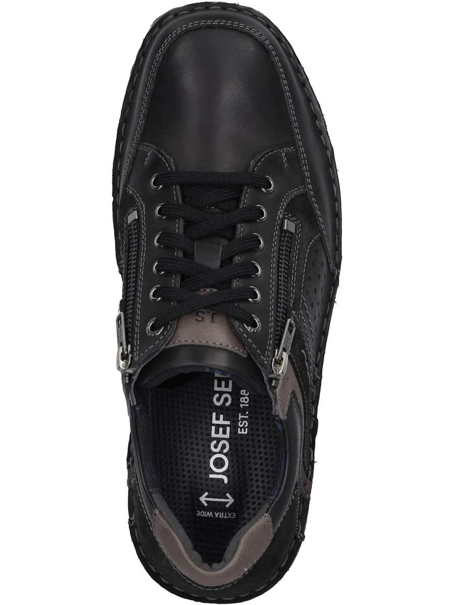 Josef Seibel New Anvers 02 Halbschuh Herren Leder Nappa Klettverschluss