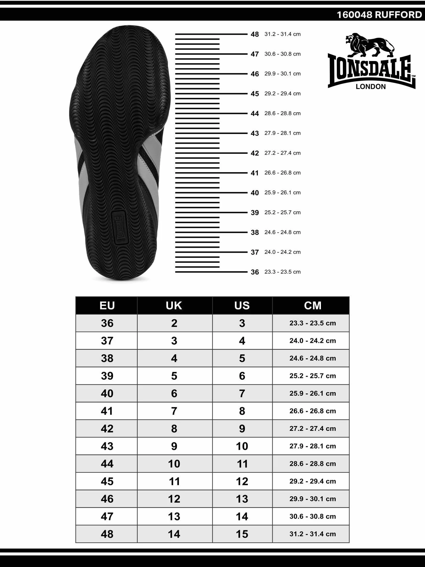 Lonsdale Boxschuhe RUFFORD
