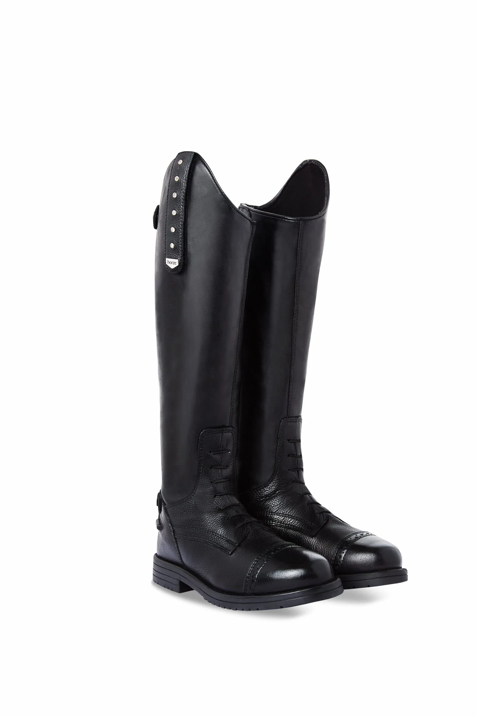HORZE Kinder Reitstiefel Portland mit Kristallen