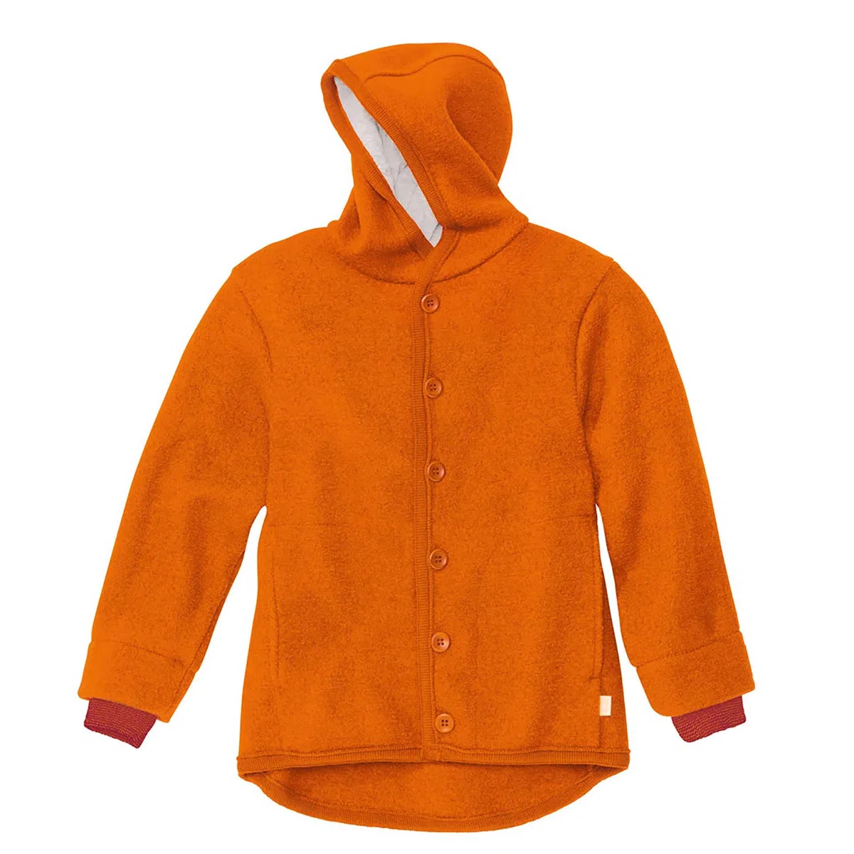 Disana WALK-JACKE, 100% Bio-Merinowolle GOTS, IVN Best | mit Kapuze | Baby Kleinkind Kind Unisex | Made in Germany