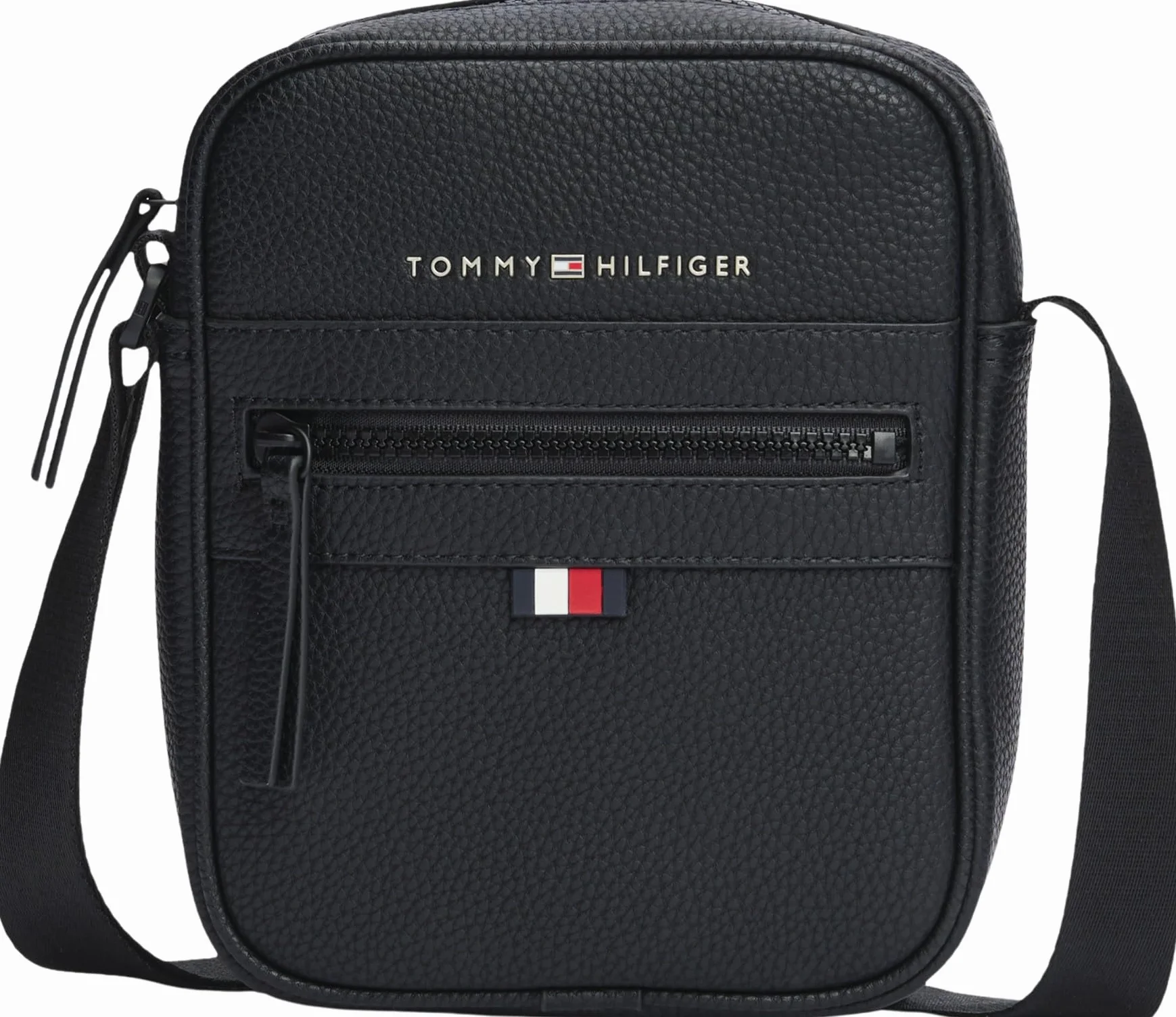 Tommy Hilfiger Herren Umhängetasche Essential PU Mini Reporter Klein