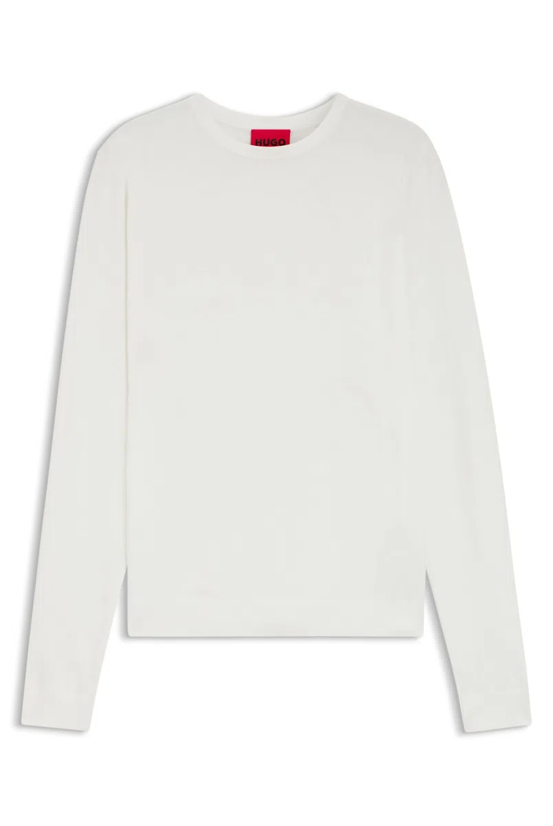 HUGO Herren San Cody-CV Regular-Fit Pullover aus Soften Garnen mit Rundhalsausschnitt