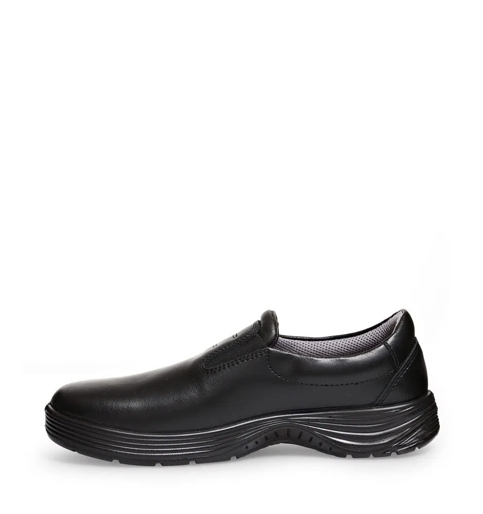 Abeba Halbschuh 711137 - X-Light Glattleder schwarz, 46 EU