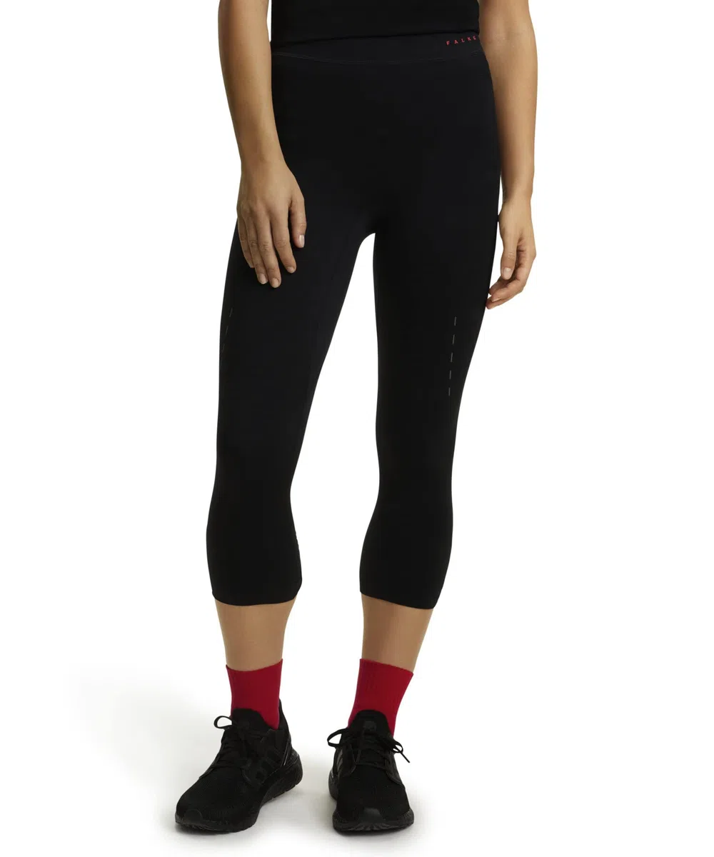 FALKE Damen Kompressionshose Compression 3/4 W Ti Funktionsmaterial mit Kompression