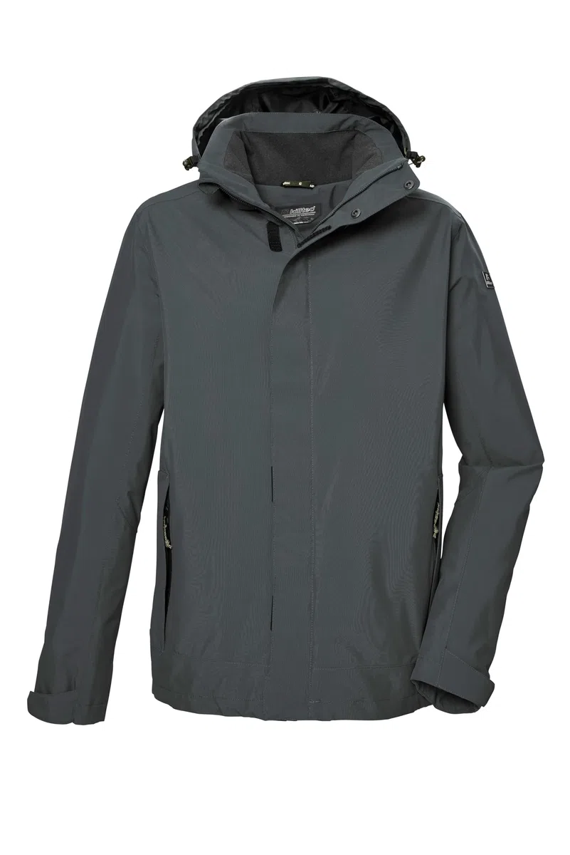 Killtec Herren Kos 87 Mn Jckt Funktionsjacke/Outdoorjacke mit abzippbarer Kapuze