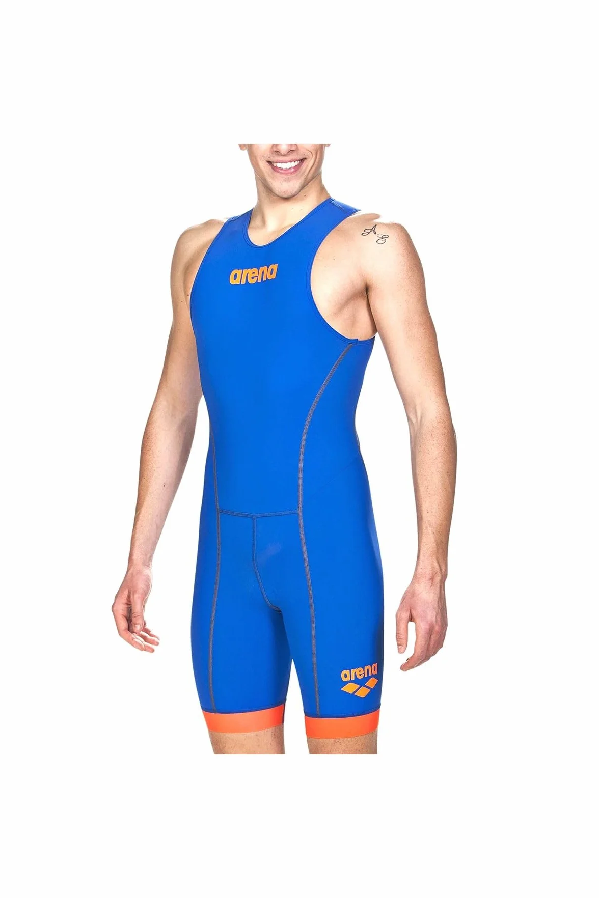 Arena Herren Trisuit St 2.0 Badeanzug mit Reißverschluss hinten