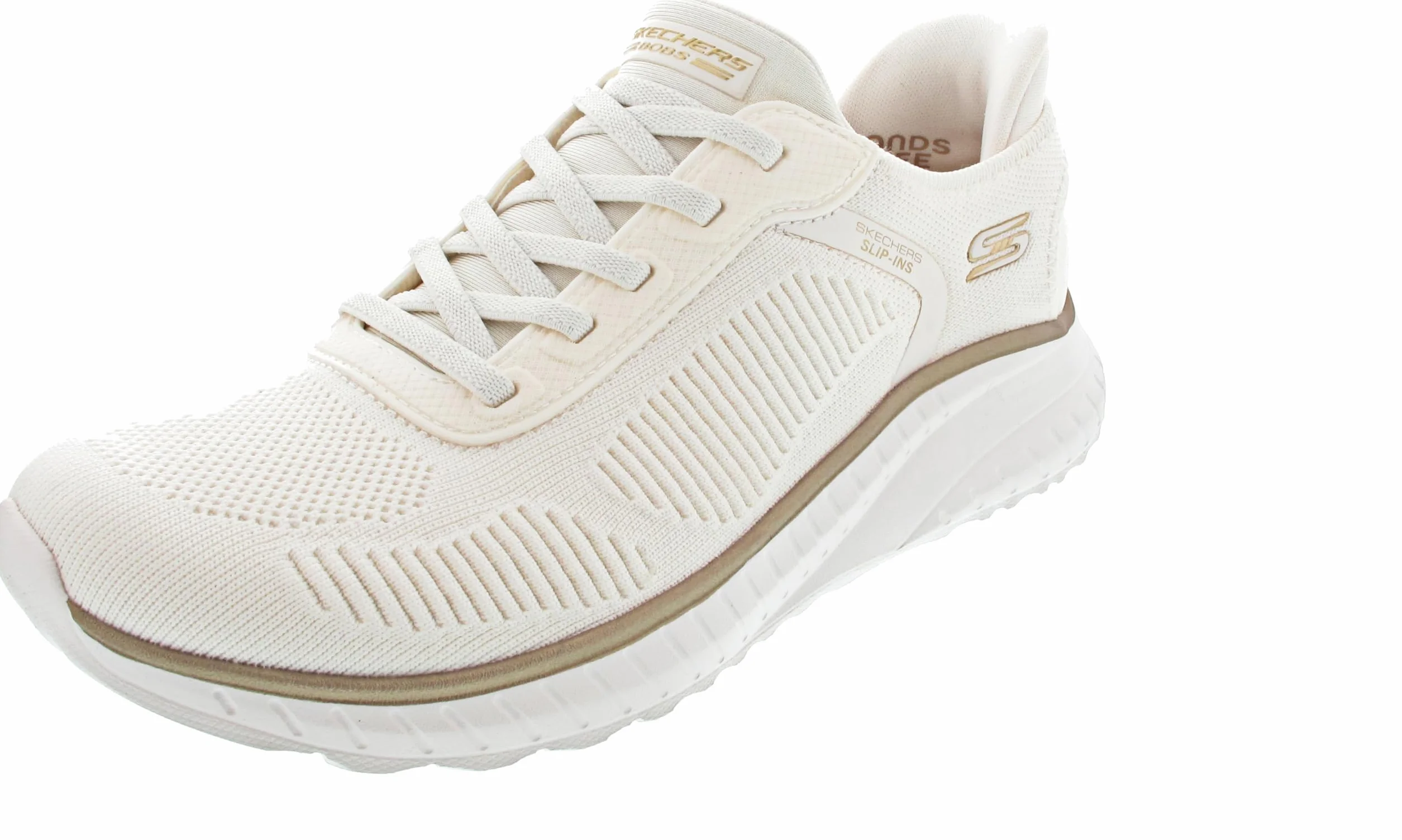 Skechers Damen Hands Free Slip-ins Bobs Squad Chaos-Current Muse Sneaker