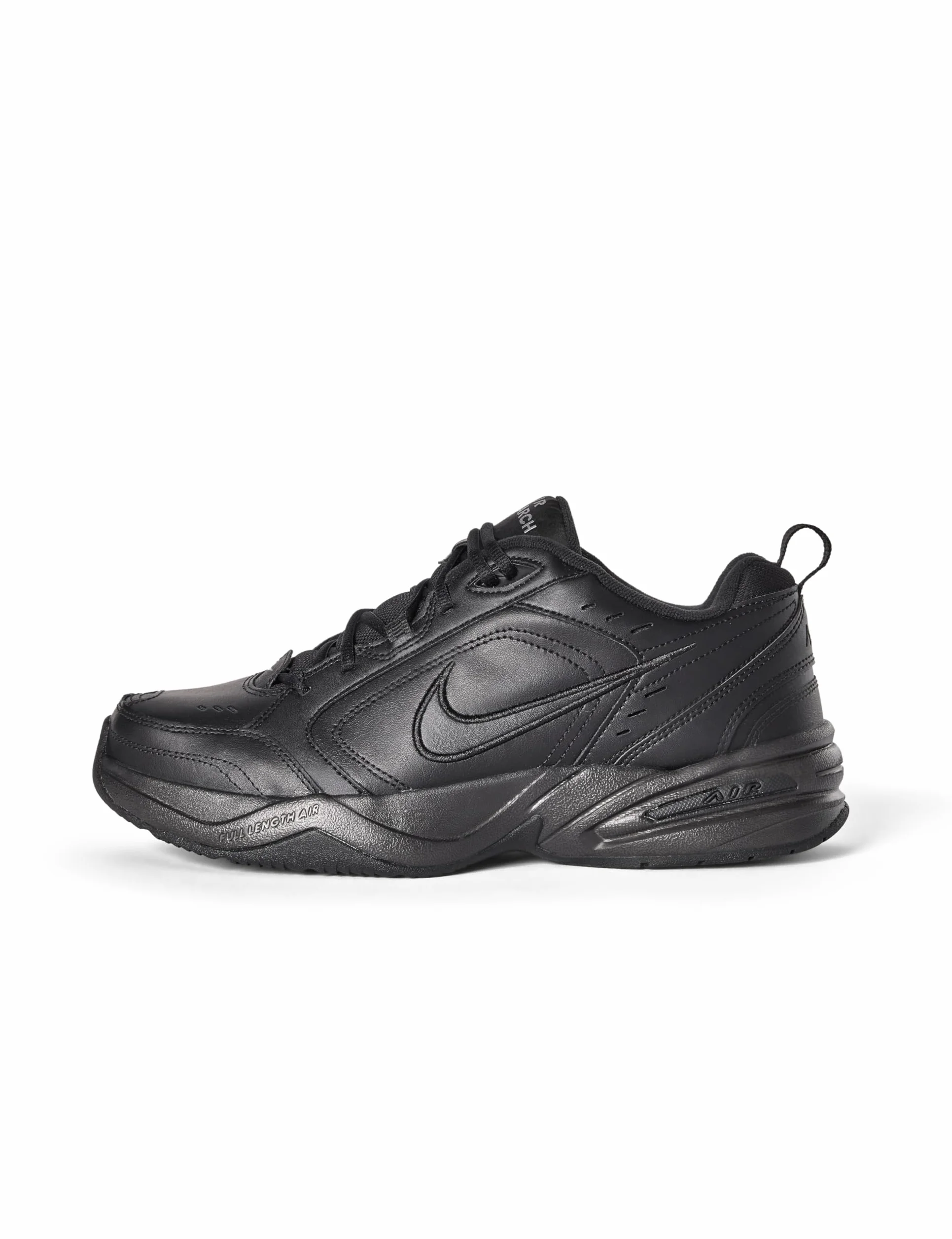 Nike Air Monarch IV Laufschuhe für Herren, Schwarz - schwarz (Black/Black 001) - Größe: 45 EU
