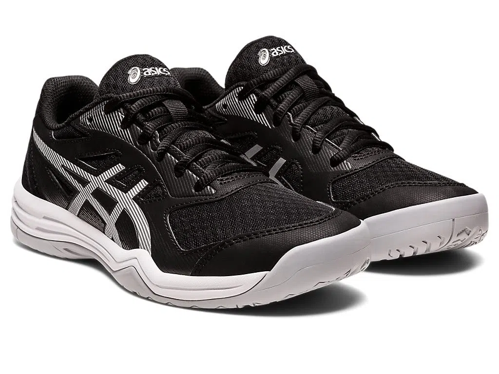 ASICS Damen Volleyballschuhe Upcourt 5 Volleyballschuh White, Turquoise 40 EU