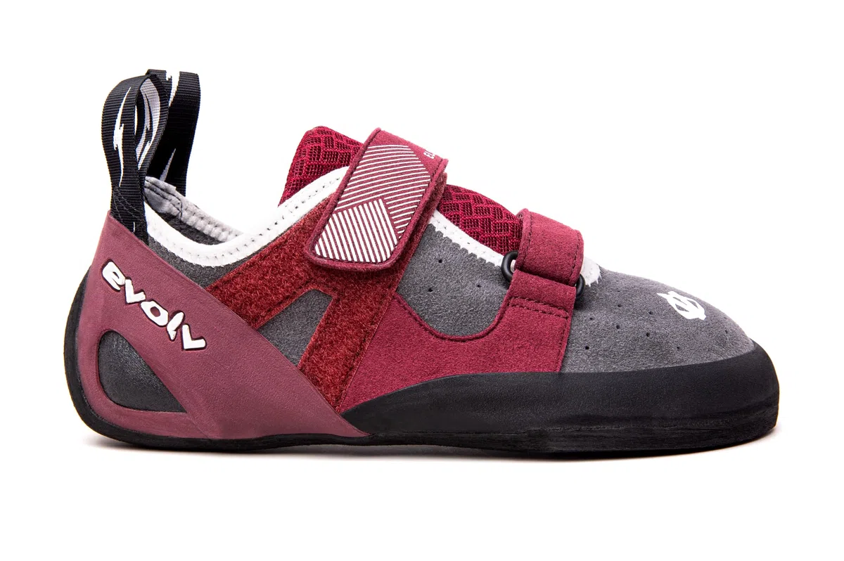 Evolv Elektra Damen Kletterschuh, Merlot/Grau
