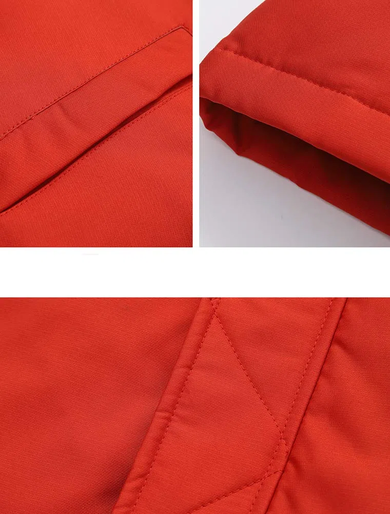 FTCayanz Kinder Daunenjacken Winterjacke mit Kapuze Lang Jacken für Jungen Mädchen Mäntel warm Wintermantel