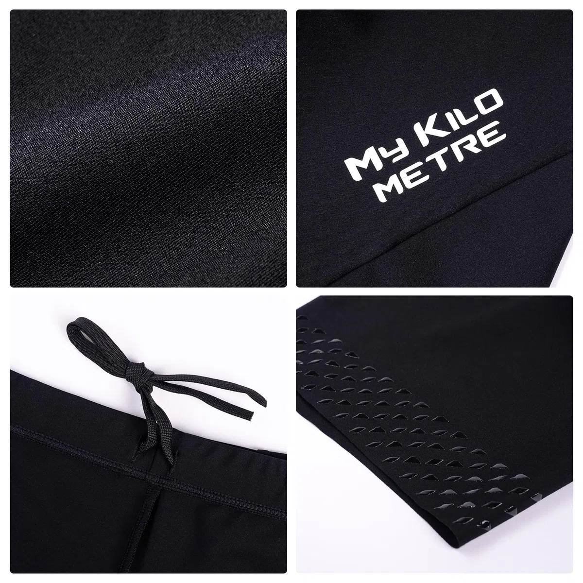 MY KILOMETRE Herren Triathlon Hose mit Rückentasche und Kordelzug – Tri Shorts, Atmungsaktiv & Schnelltrocknend Radhose für Schwimmen, Radfahren, Laufen