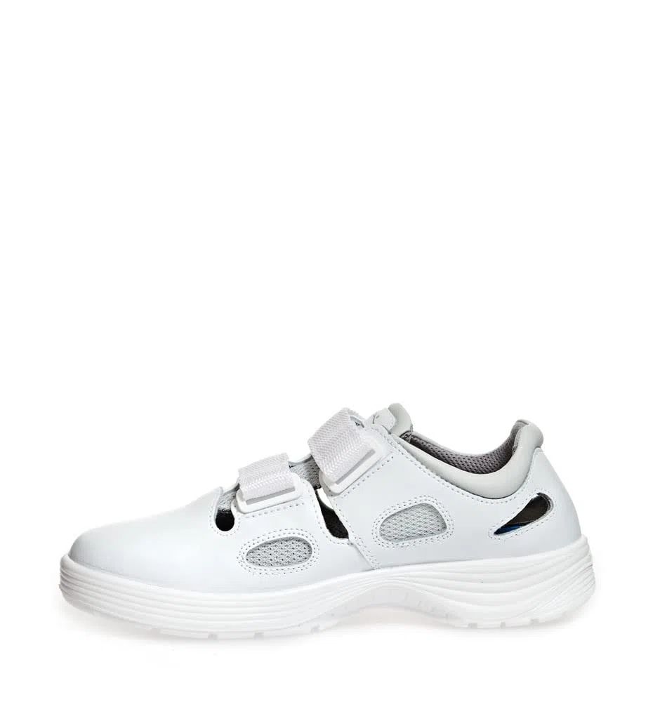 Abeba Halbschuh 711131 - X-Light Glattleder mit Textil weiß