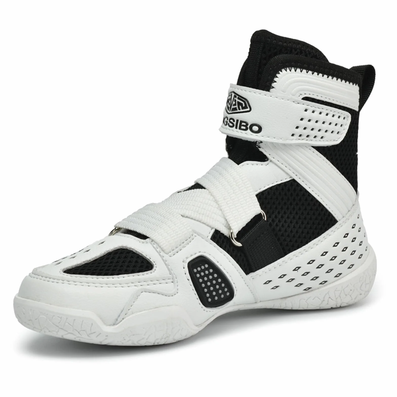 BLBK Kinder Boxen Schuhe Wrestling Stiefel