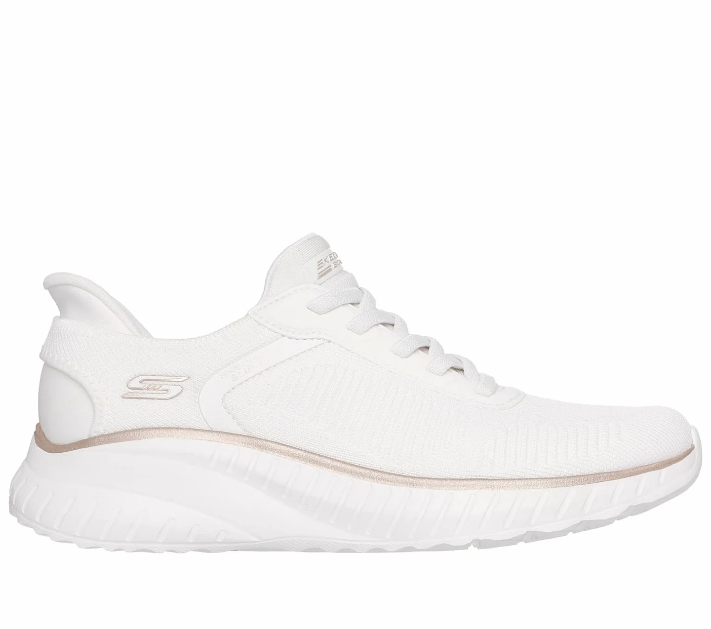 Skechers Damen Hands Free Slip-ins Bobs Squad Chaos-Current Muse Sneaker