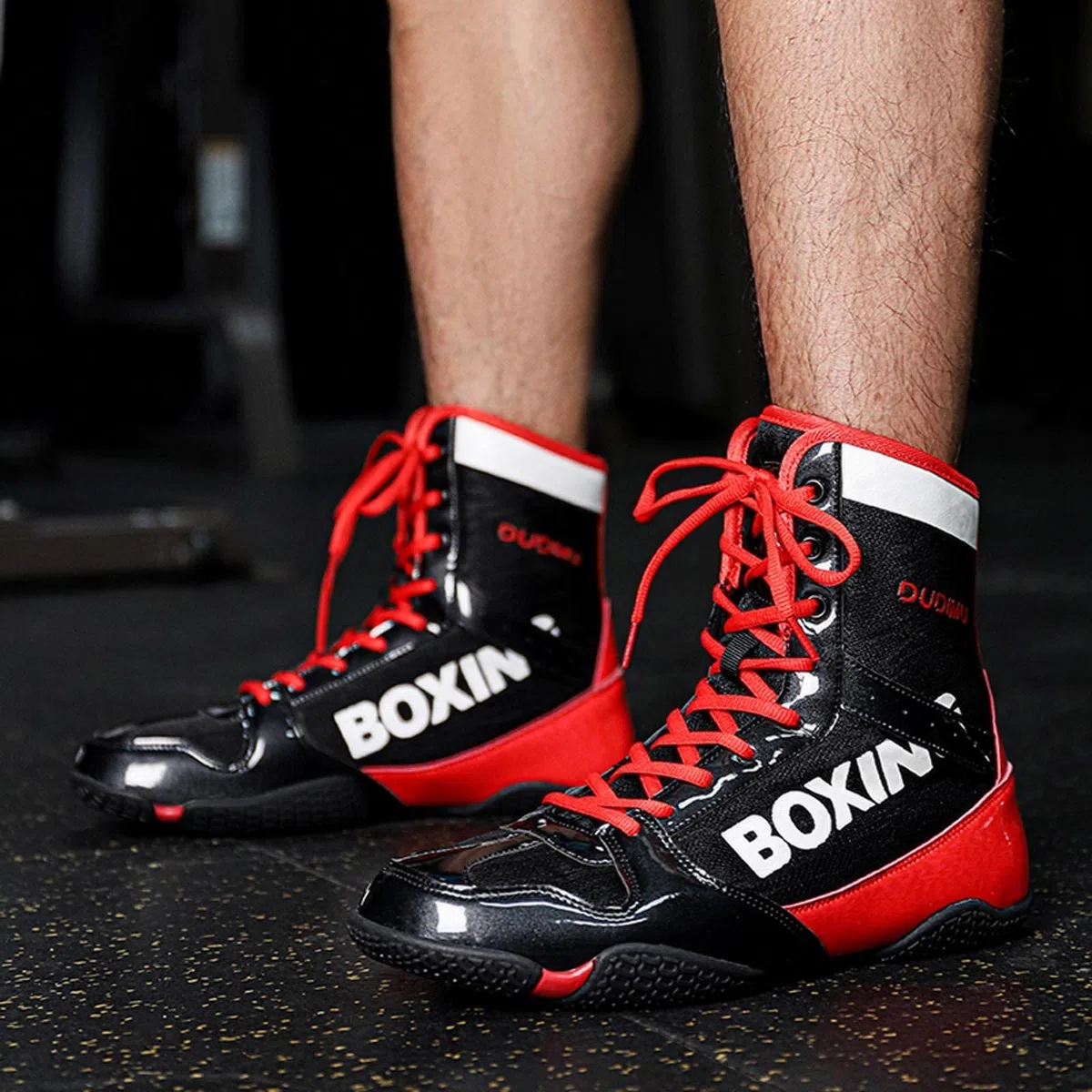 BLBK Boxschuhe Herren Wrestling Schuhe Jugendliche Muay Thai Kickboxen