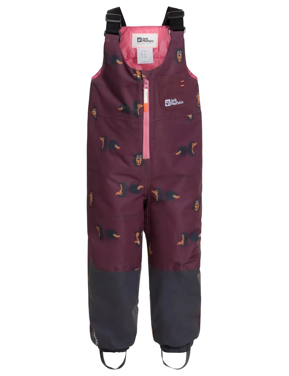 Jack Wolfskin Unisex Kinder Wanderhose Gleely 2l Ins Print Bib K