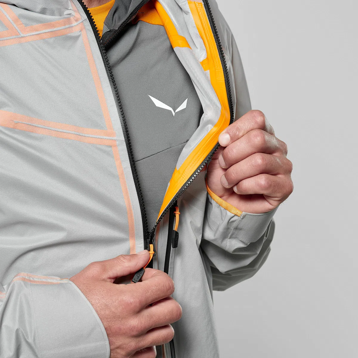 Salewa Herren NXT PTX 3L Jacke, alloy, M