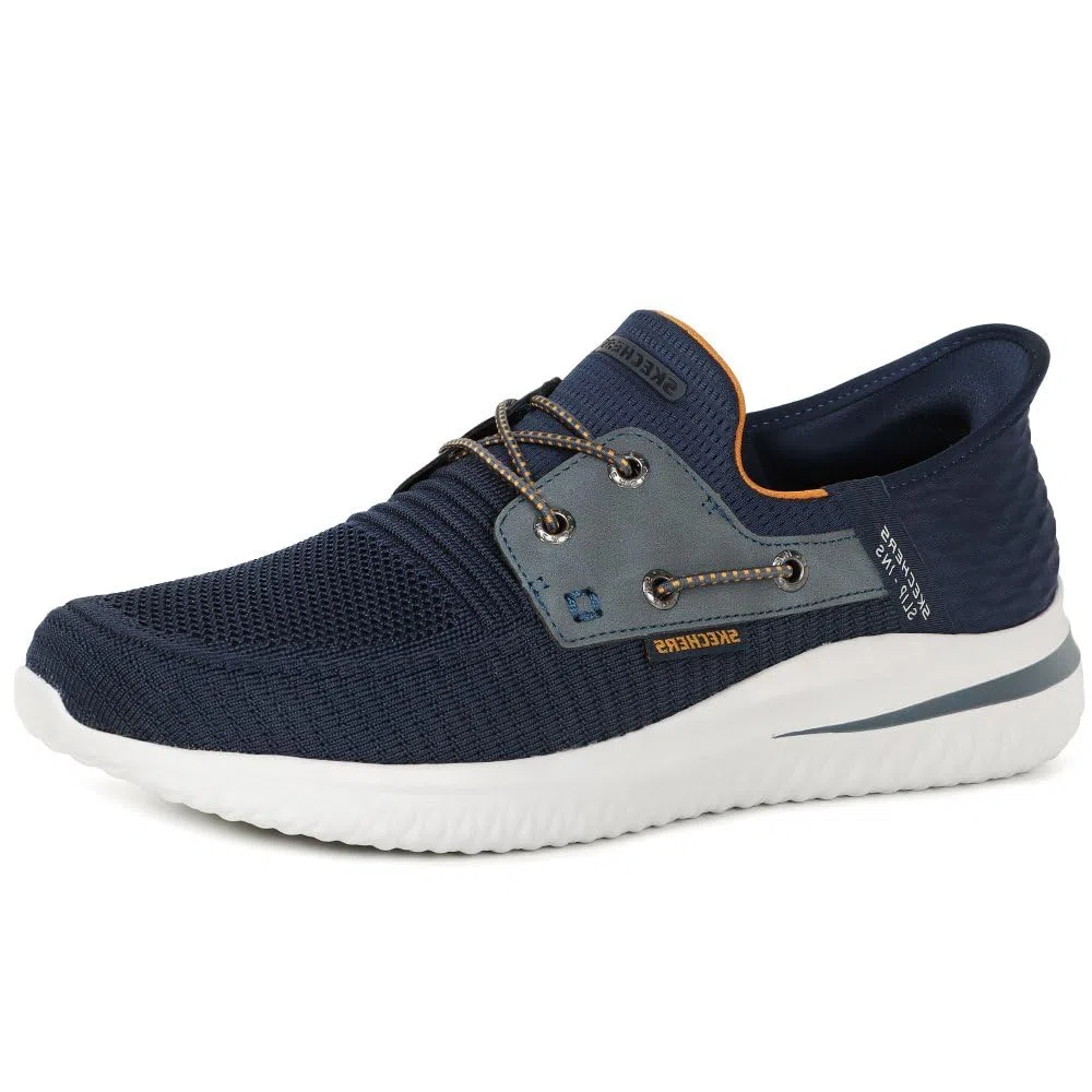 Skechers Herren Delson 3.0 Roth Slip-InTurnschuhe
