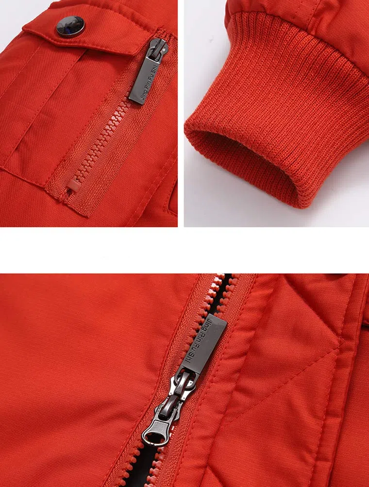 FTCayanz Kinder Daunenjacken Winterjacke mit Kapuze Lang Jacken für Jungen Mädchen Mäntel warm Wintermantel