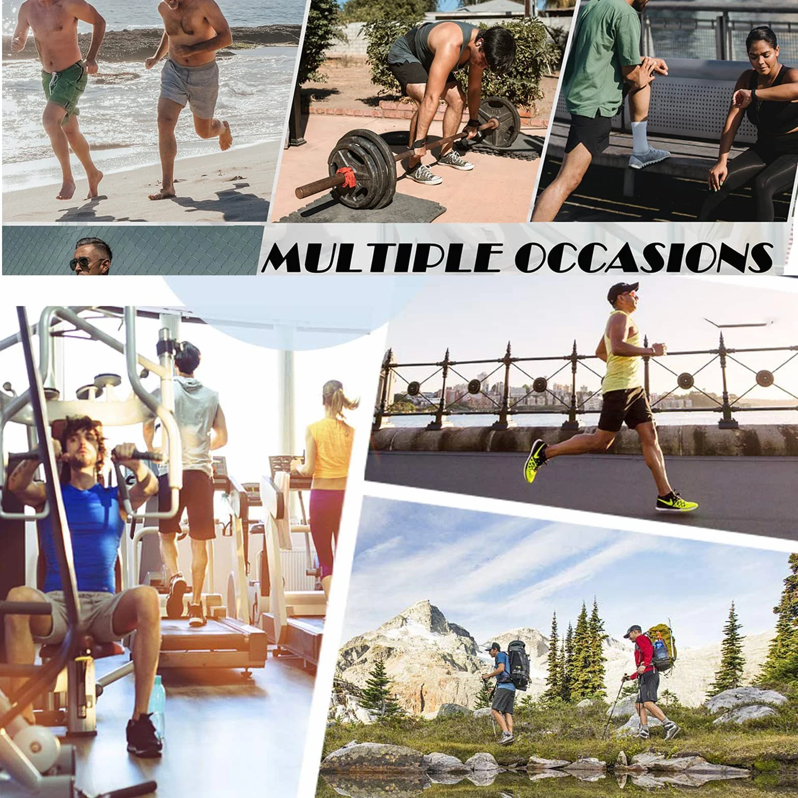 Herren Sport Shorts Kurze Hose Schnell Trocknend Sporthose Schnelltrocknende Laufshorts Gym Trainingsshorts Kurze Schnell Trocknend Reißverschlusstasche, Camouflage Grau