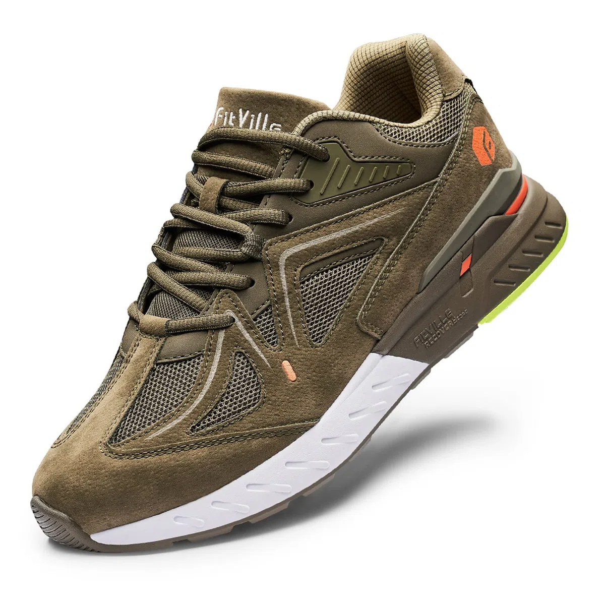 FitVille Laufschuhe Herren Extra Weite Turnschuhe Sportschuhe breite zehenbox Fitnessschuhe Bequeme Sneaker Walking Schuhe für Breite Füße