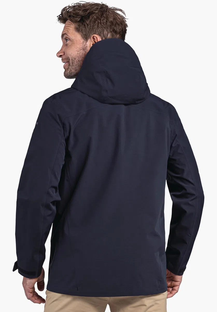 Schöffel Herren 2L Jacket Ankelspitz M, bequeme Outdoor Jacke, wasserdicht & atmungsaktiv, Regenjacke aus elastischem Venturi Material, praktische Innentasche